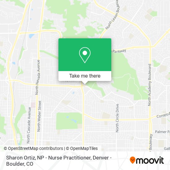 Mapa de Sharon Ortiz, NP - Nurse Practitioner