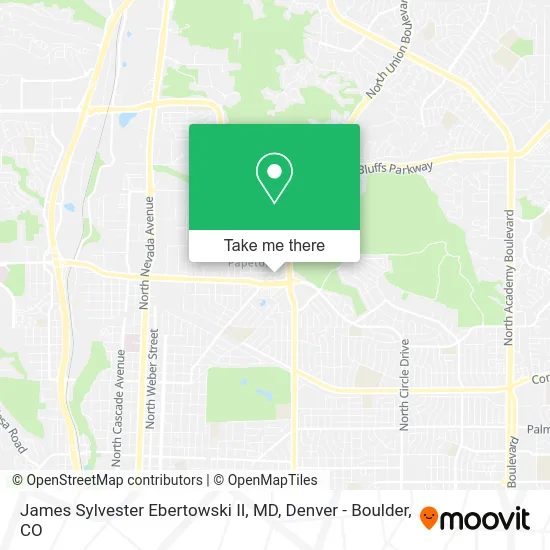 James Sylvester Ebertowski II, MD map