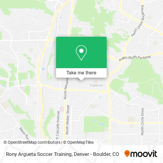 Rony Argueta Soccer Training map