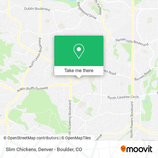 Slim Chickens map