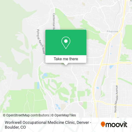 Mapa de Workwell Occupational Medicine Clinic