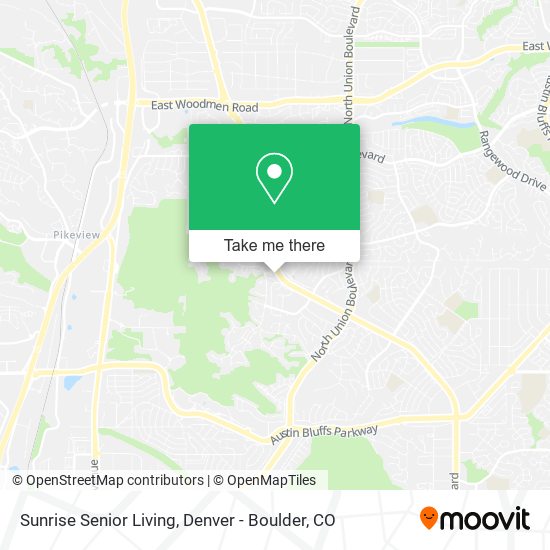 Mapa de Sunrise Senior Living