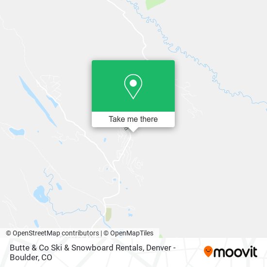 Mapa de Butte & Co Ski & Snowboard Rentals