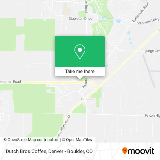 Dutch Bros Coffee map