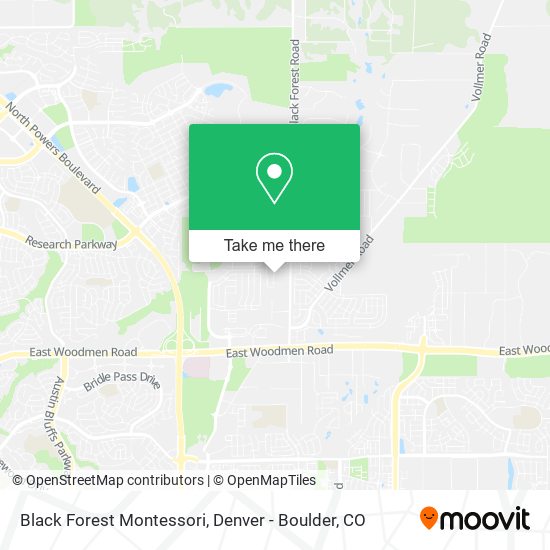 Mapa de Black Forest Montessori