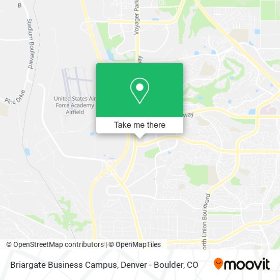 Briargate Business Campus map