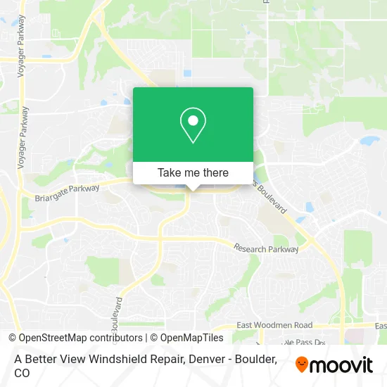 A Better View Windshield Repair map
