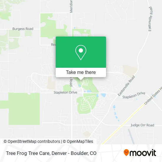 Tree Frog Tree Care map