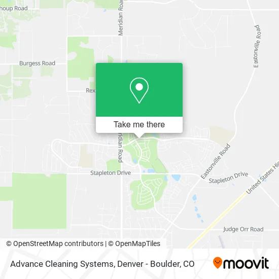 Advance Cleaning Systems map