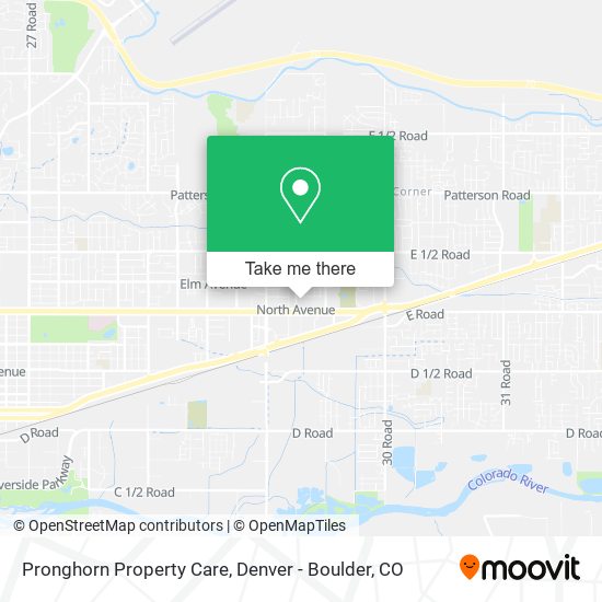 Pronghorn Property Care map