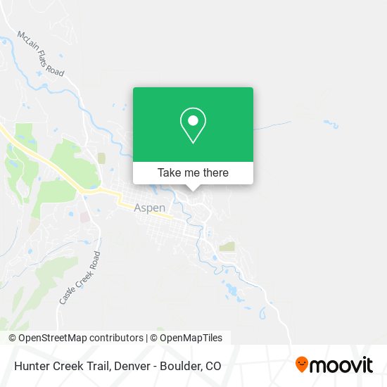 Hunter Creek Trail map
