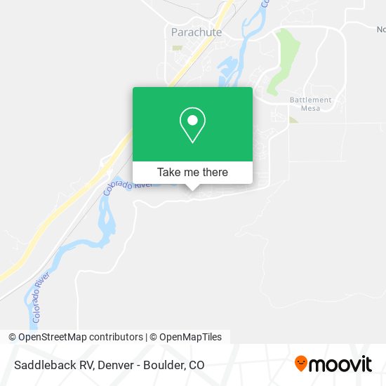 Mapa de Saddleback RV