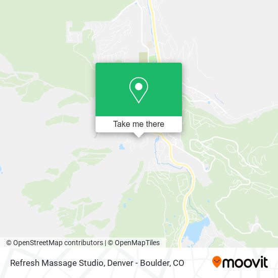 Refresh Massage Studio map