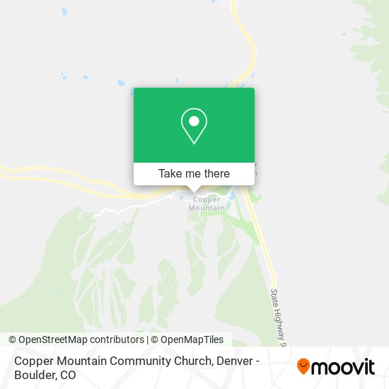 Copper Mountain Community Church map