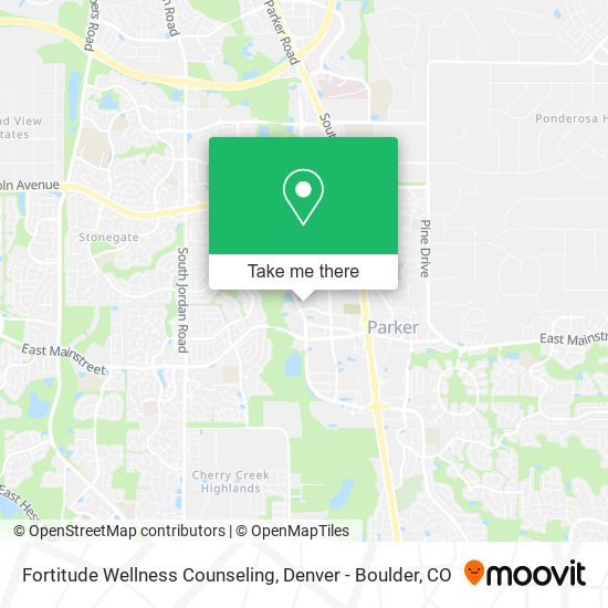 Fortitude Wellness Counseling map