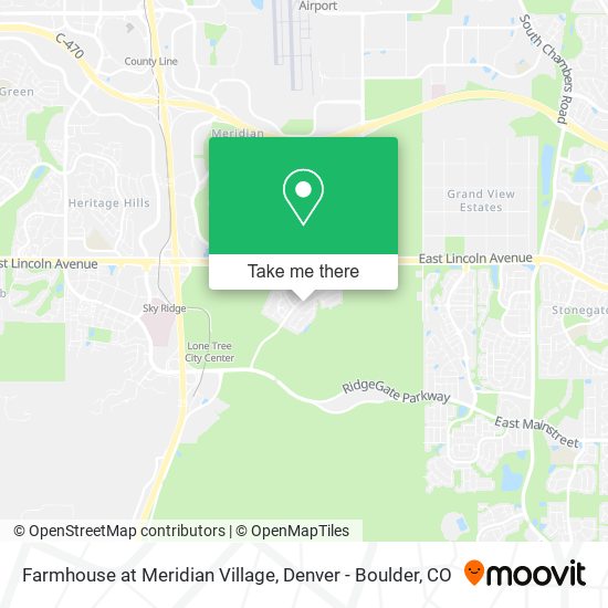 Mapa de Farmhouse at Meridian Village