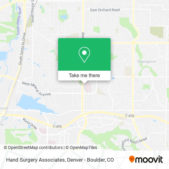 Mapa de Hand Surgery Associates