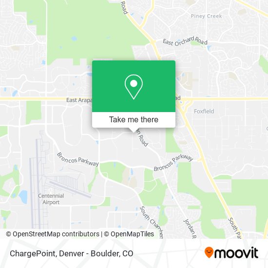 Mapa de ChargePoint