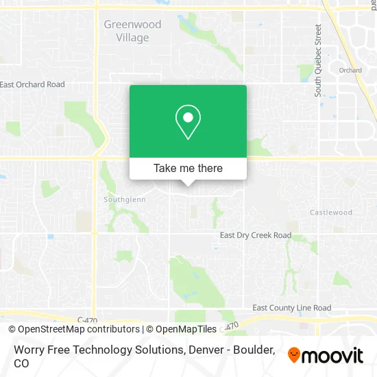 Worry Free Technology Solutions map
