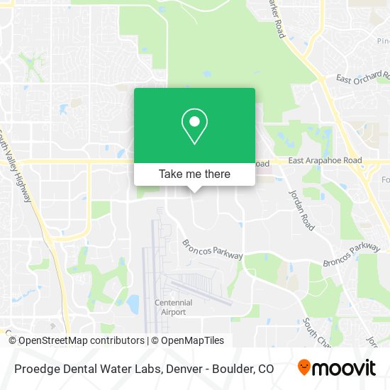 Proedge Dental Water Labs map