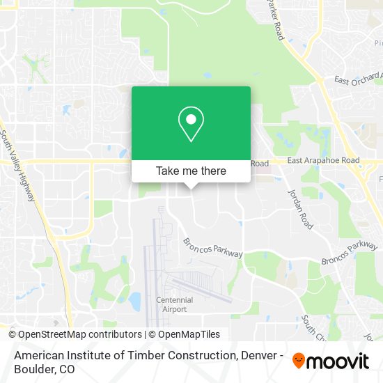 American Institute of Timber Construction map