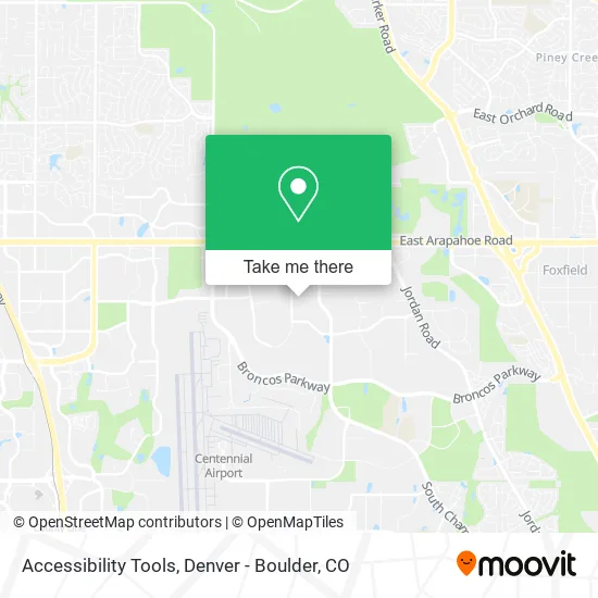 Accessibility Tools map