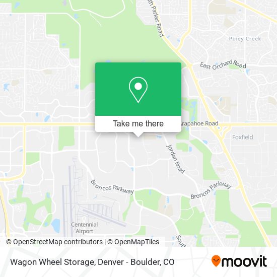 Mapa de Wagon Wheel Storage