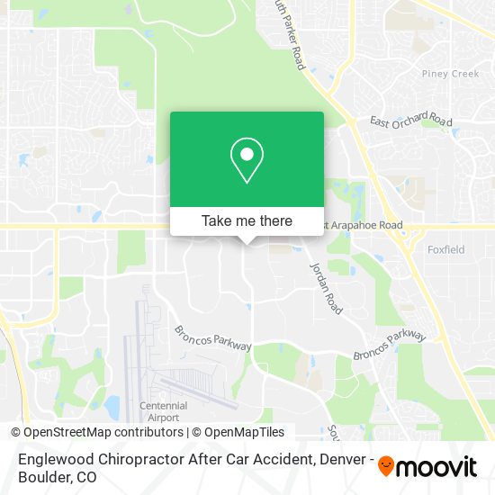 Mapa de Englewood Chiropractor After Car Accident
