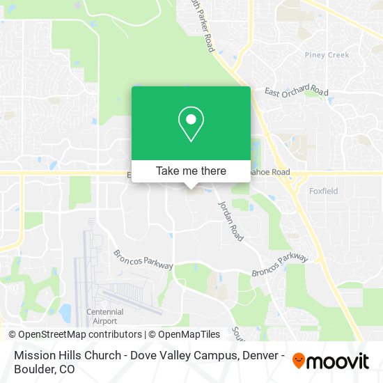 Mapa de Mission Hills Church - Dove Valley Campus