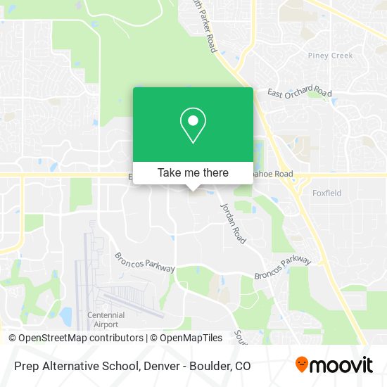 Prep Alternative School map