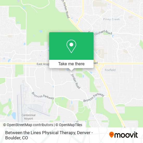 Mapa de Between the Lines Physical Therapy