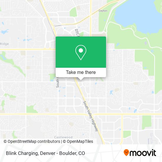 Blink Charging map