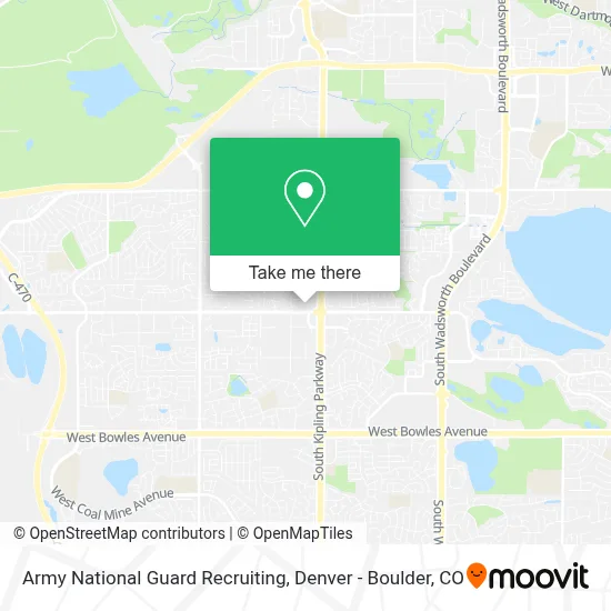 Army National Guard Recruiting map
