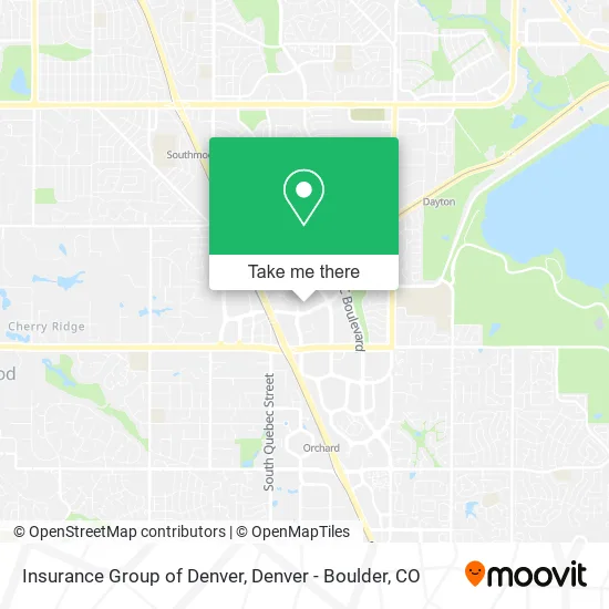 Insurance Group of Denver map
