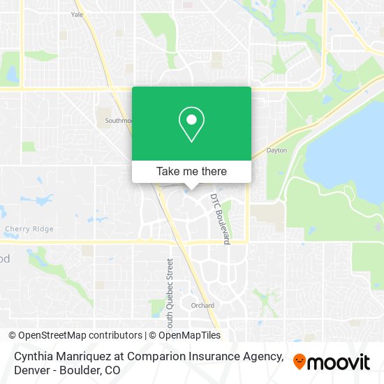 Cynthia Manriquez at Comparion Insurance Agency map