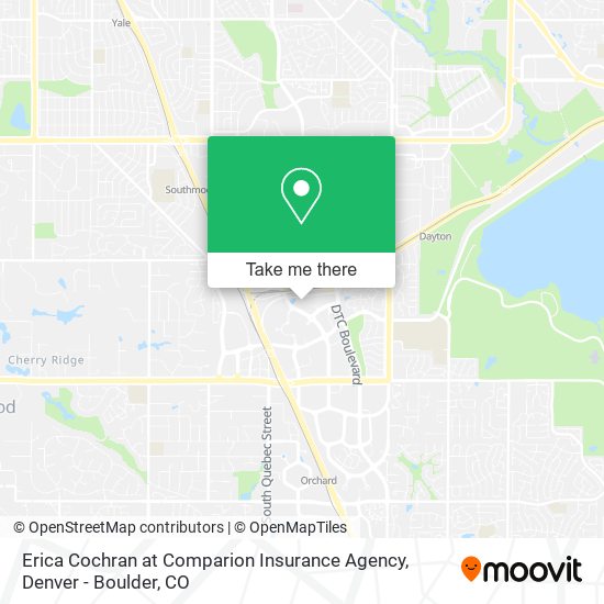 Erica Cochran at Comparion Insurance Agency map