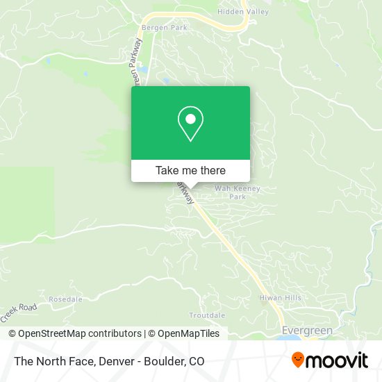 Mapa de The North Face