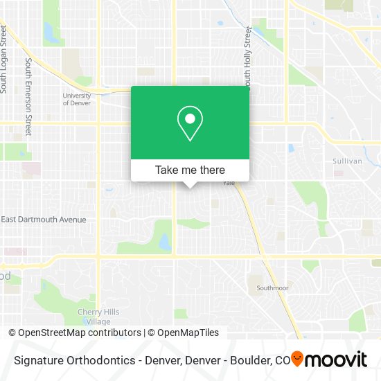 Signature Orthodontics - Denver map