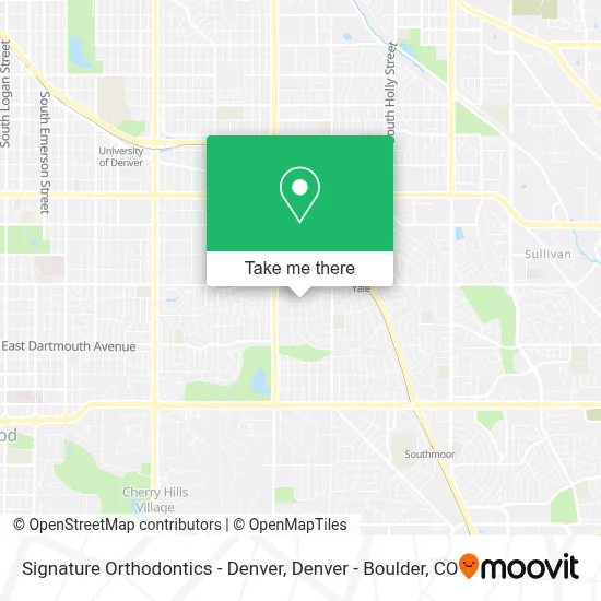 Signature Orthodontics - Denver map