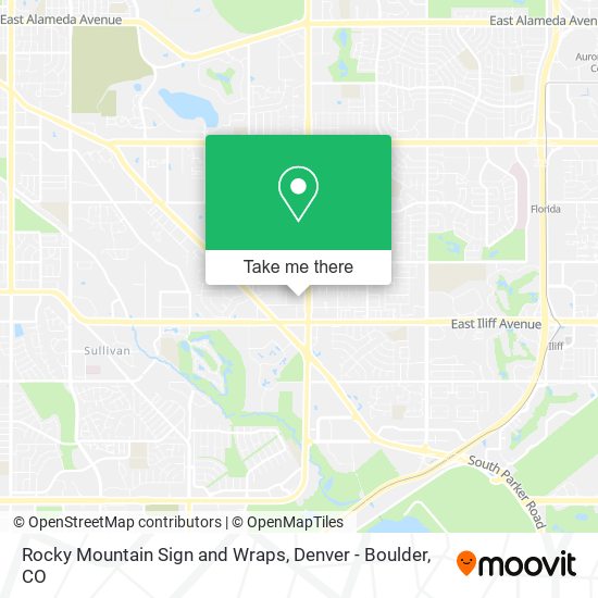 Rocky Mountain Sign and Wraps map