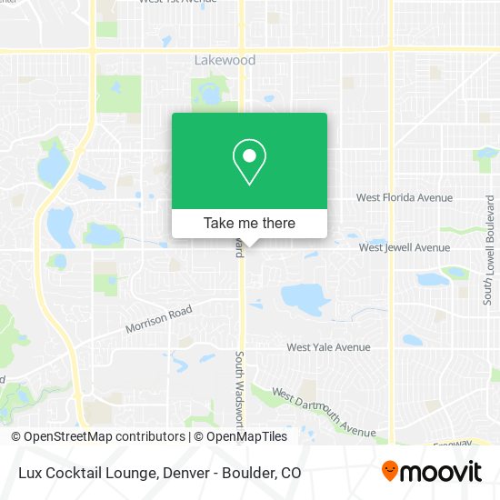 Lux Cocktail Lounge map