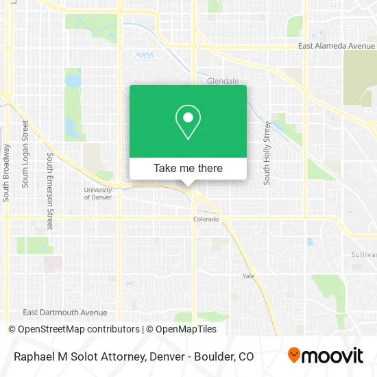Raphael M Solot Attorney map