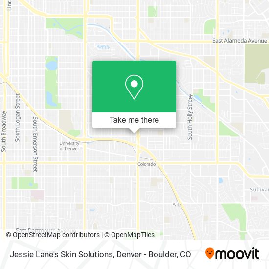 Jessie Lane's Skin Solutions map