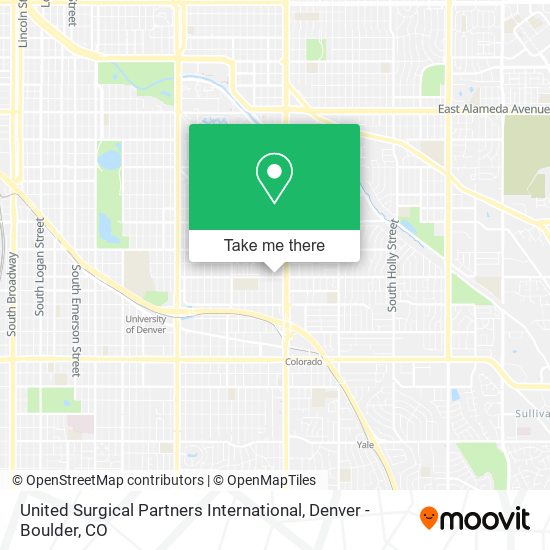 Mapa de United Surgical Partners International