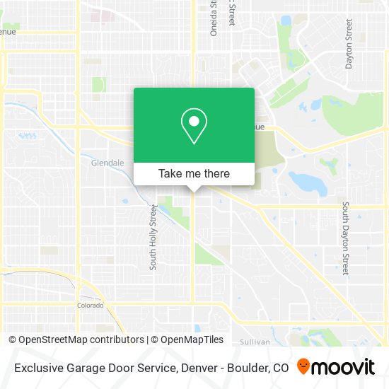 Mapa de Exclusive Garage Door Service