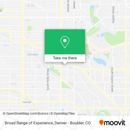 Mapa de Broad Range of Experience