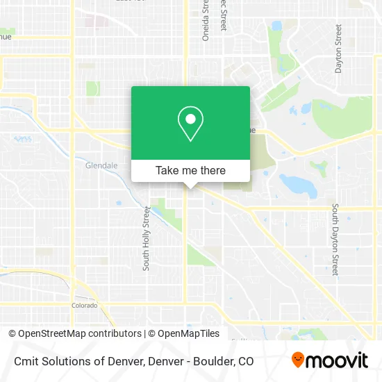 Cmit Solutions of Denver map