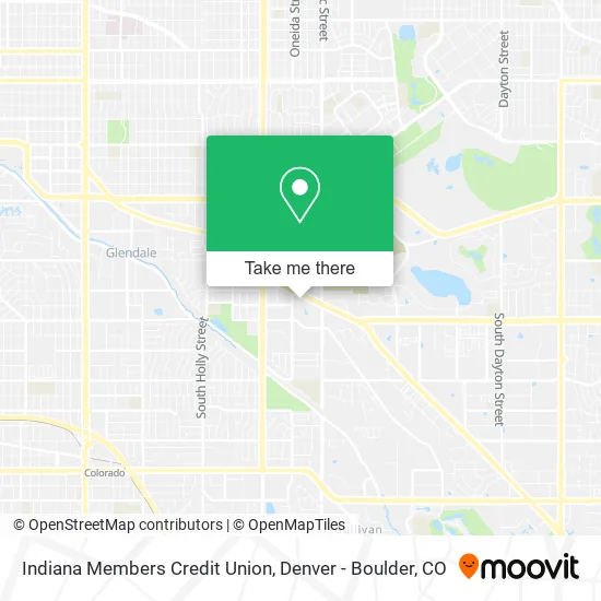 Indiana Members Credit Union map