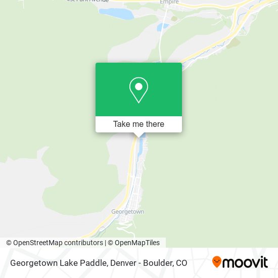 Mapa de Georgetown Lake Paddle
