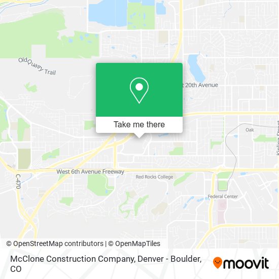 McClone Construction Company map